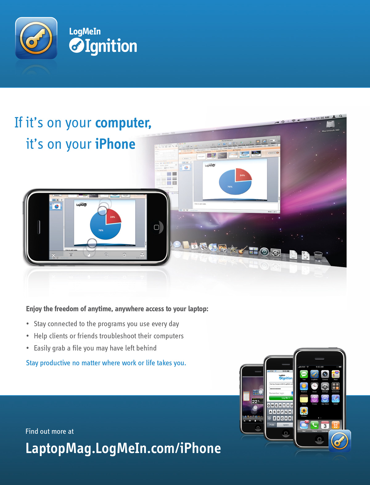 If it's on your computer, it's on your iPhone