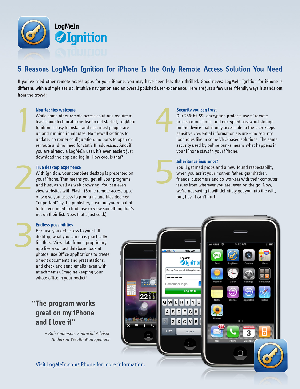 5 Reasons LogMeIn Ignition for iPhone Is the Only Remote Access Solution You Need