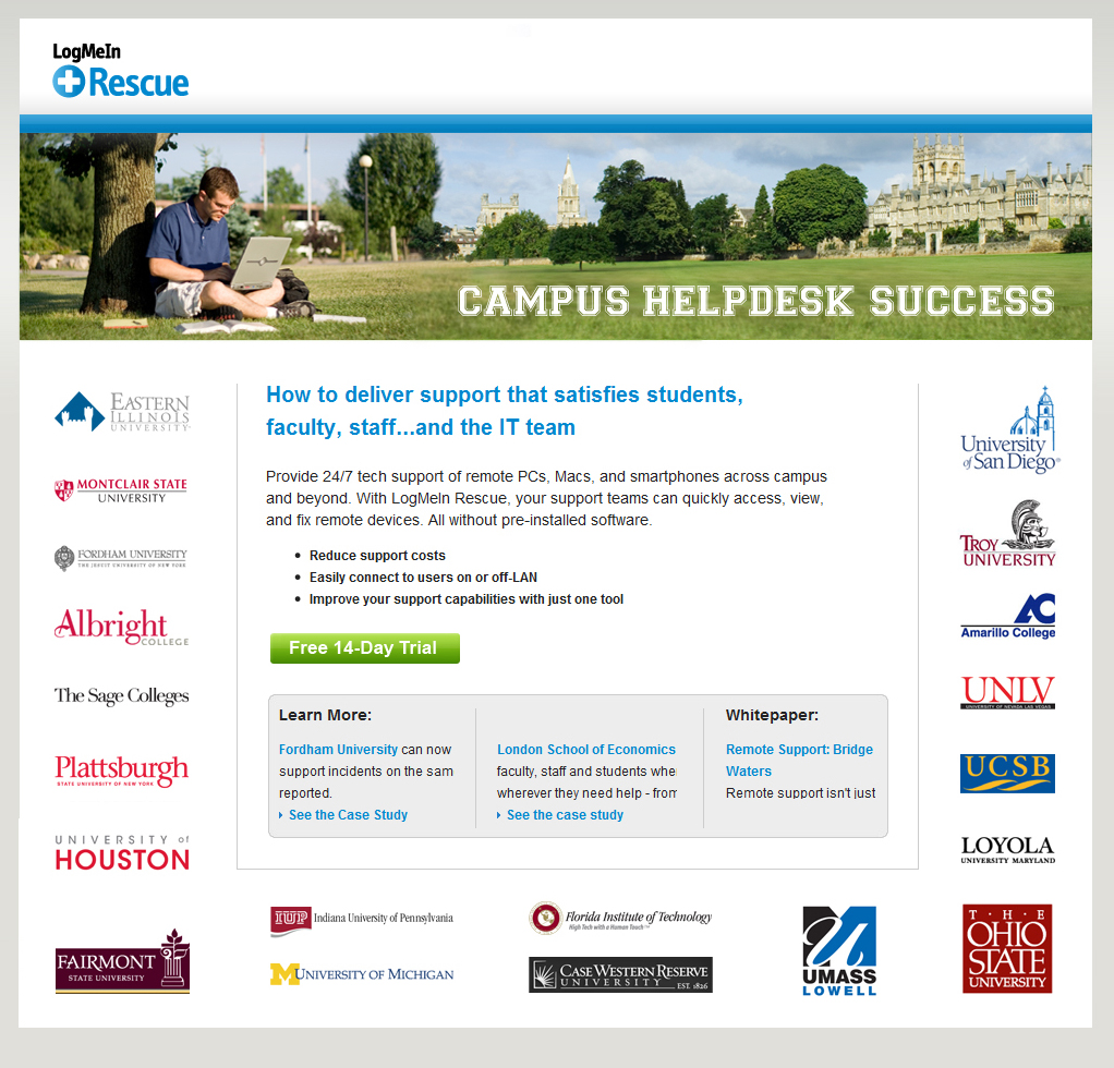 Campus Helpdesk Success