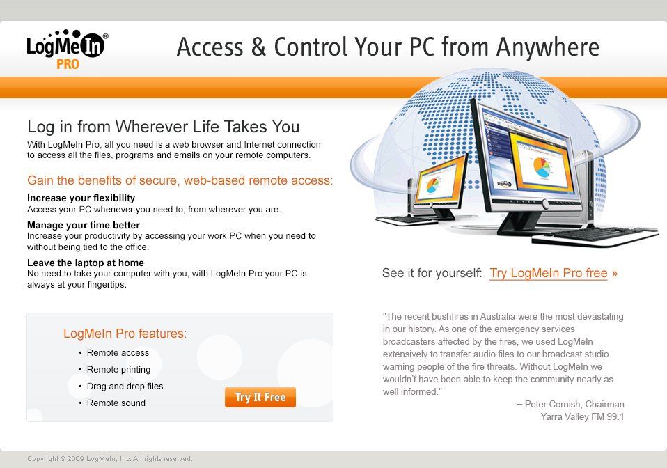 Access & Control Your PC from Anywhere